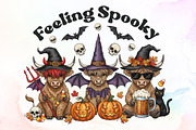 Feeling Spooky Png-Witchy Cows & Pum, an Illustration by Sublimation Artist (Thumbnail 1 of 9)