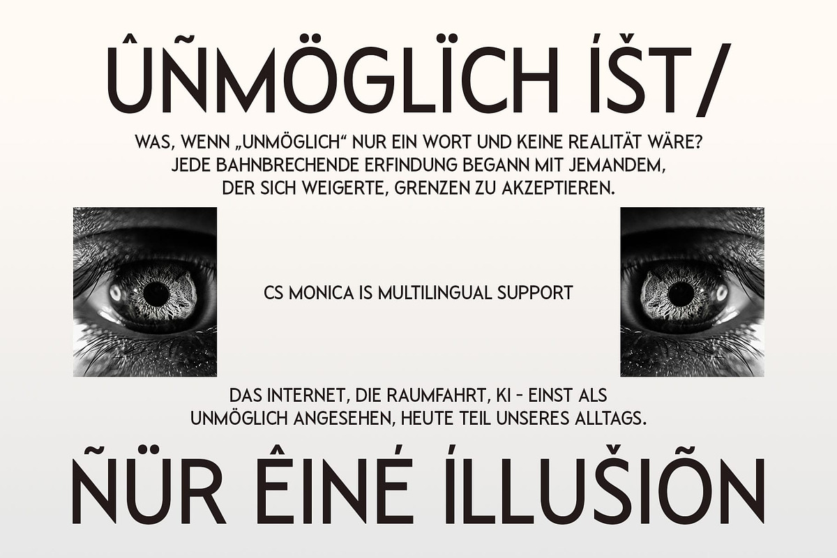 CS Monica – Contemporary Font, a Sans Serif Font by Craft Supply Co. (Photo 6 of 8)