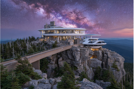 Clingman's Dome, situated in the, a Nature Photo by ZinetroN