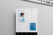 Blog Media Kit | Two Pages, a Resume Template by Blogger Kit Co. (Thumbnail 3 of 6)