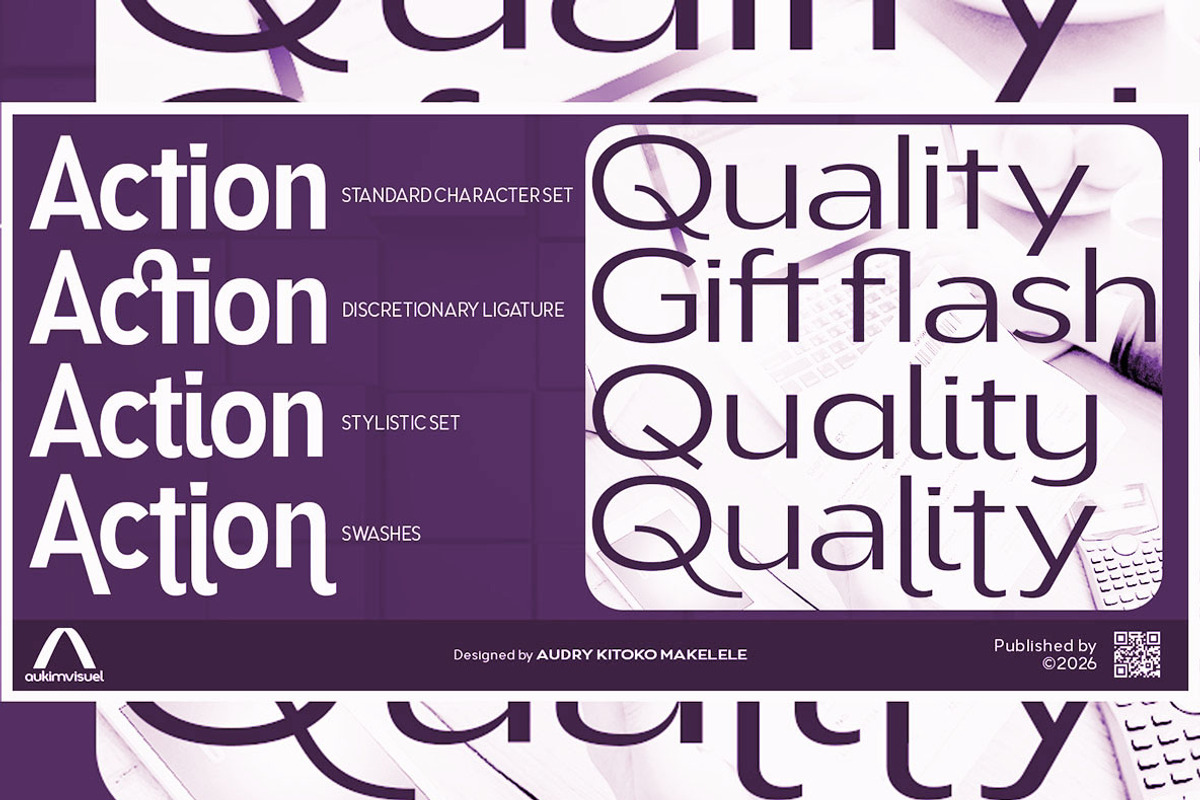 Aukim II Condensed, a Sans Serif Font by Aukimvisuel (Photo 12 of 15)