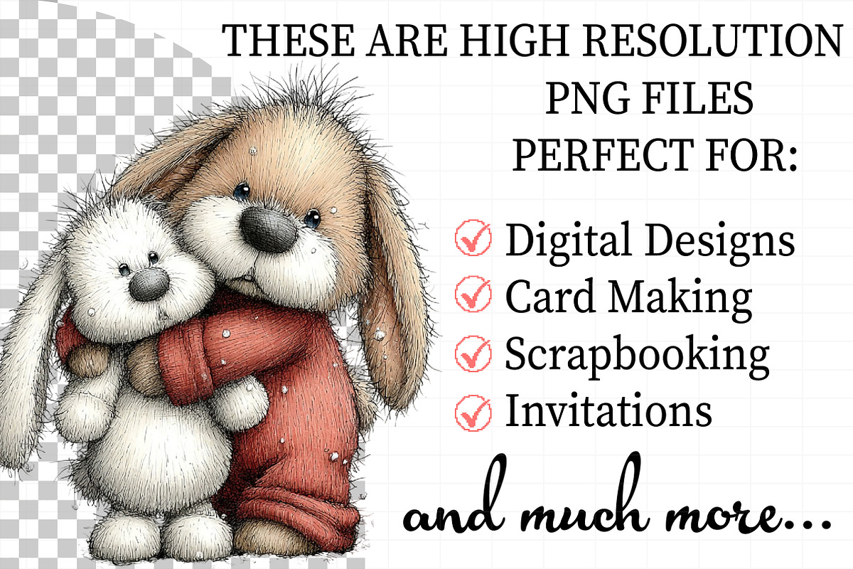Whimsical Winter Animals Clipart Png, an Illustration by Daily.Designs (Photo 2 of 8)