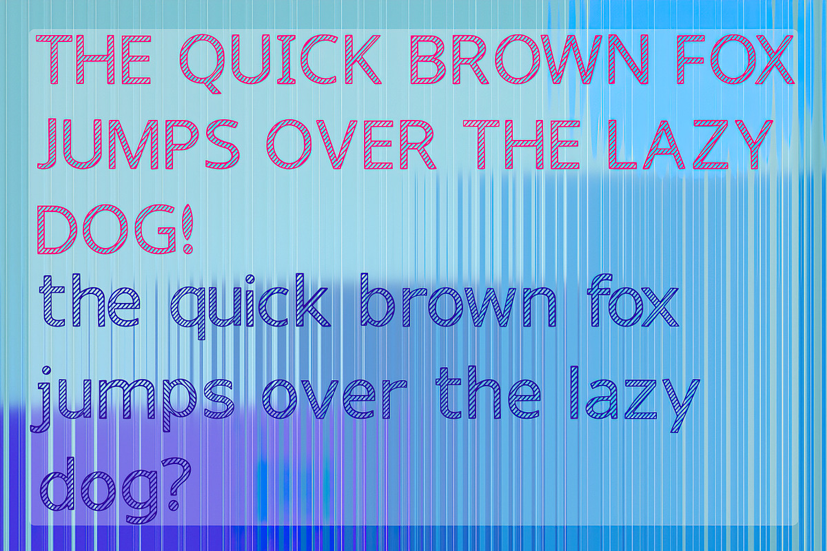 INTROPMENT - pair of striped font, a Sans Serif Font by CHIMERA (Photo 5 of 11)