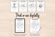 Monthly Habit Trackers BUJO Template, a Stationery Template by DigitalDoodlesToday (Thumbnail 6 of 7)