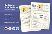 Minimal CV for Tech Careers, a Resume Template by twinstd (Thumbnail 1 of 2)