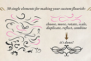Decorative ornamental elements set, an Object Graphic by Warm Hearted Studio (Thumbnail 7 of 10)
