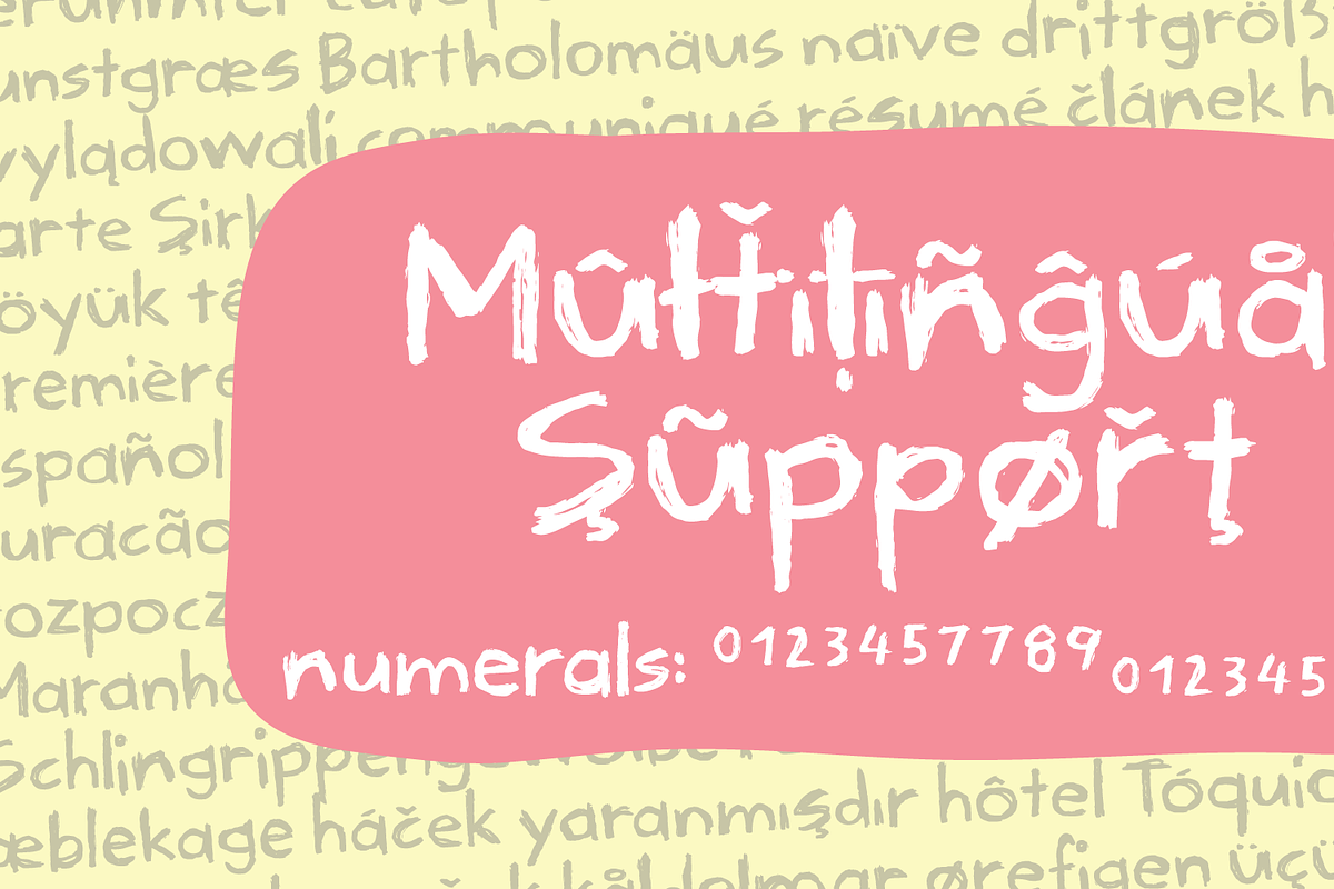 Teenage Parties font, a Handwritten Font by pizzadudedotdk (Photo 5 of 8)