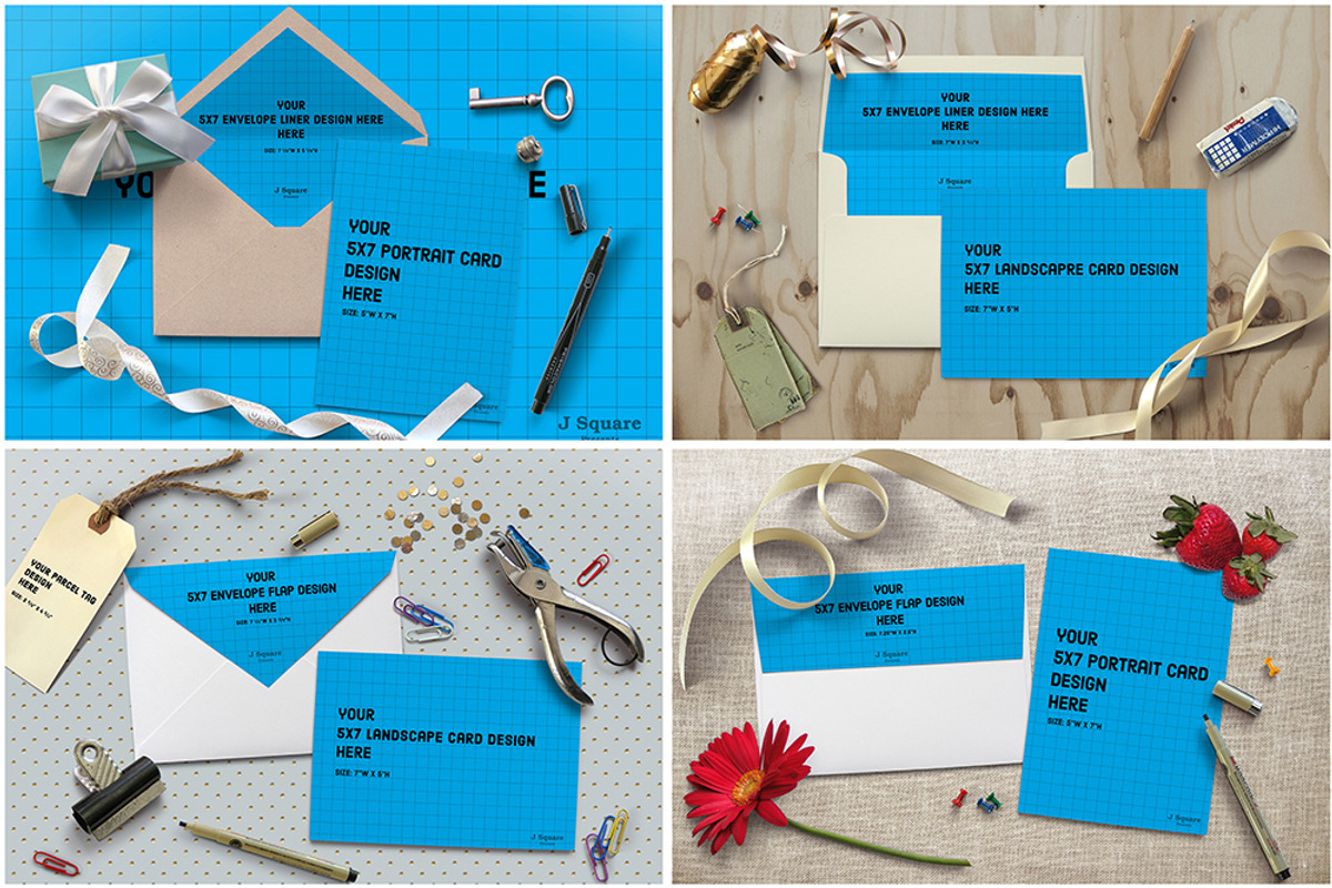 Romantic Props & 5x7 Card Set MockUp, a Product Mockup by JSquarePresents (Photo 4 of 6)