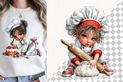 Cute little chef clipart, a Person Illustration by fashionaddict (Thumbnail 3 of 7)