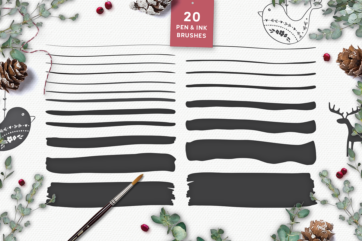 Sweater Weather Vector Brushes, a Brush Add-On by Emily Spadoni (Photo 11 of 11)