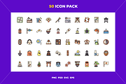 50 Japanese new year icons, an Icon by Wencory (Thumbnail 1 of 2)