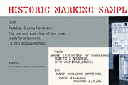 Vtg Stencil Bradley 075, a Slab Serif Font by astype fonts (Thumbnail 3 of 7)