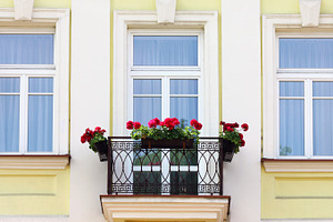 Balcony with flowers, an Architecture Photo by BOOCYS