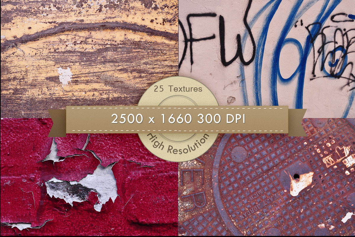 Urban Grunge Vol 2 High Res Textures preview 4