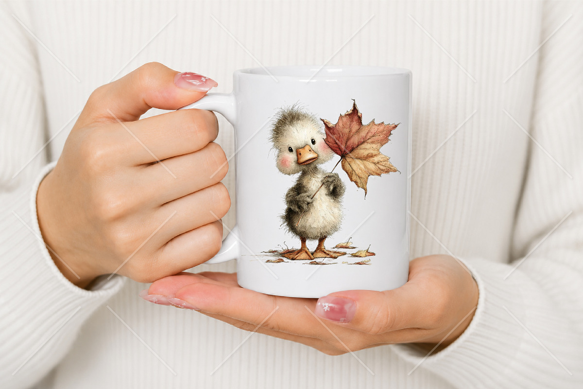 Whimsical Autumn Goose Clipart, a Seasonal Illustration by Canvas Craft (Photo 9 of 10)