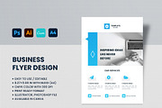 Clean Business Flyer Design Canva, a Flyer Template by mijli (Thumbnail 1 of 5)