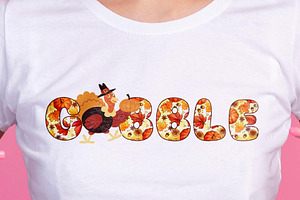 Fox Thanksgiving Color Font