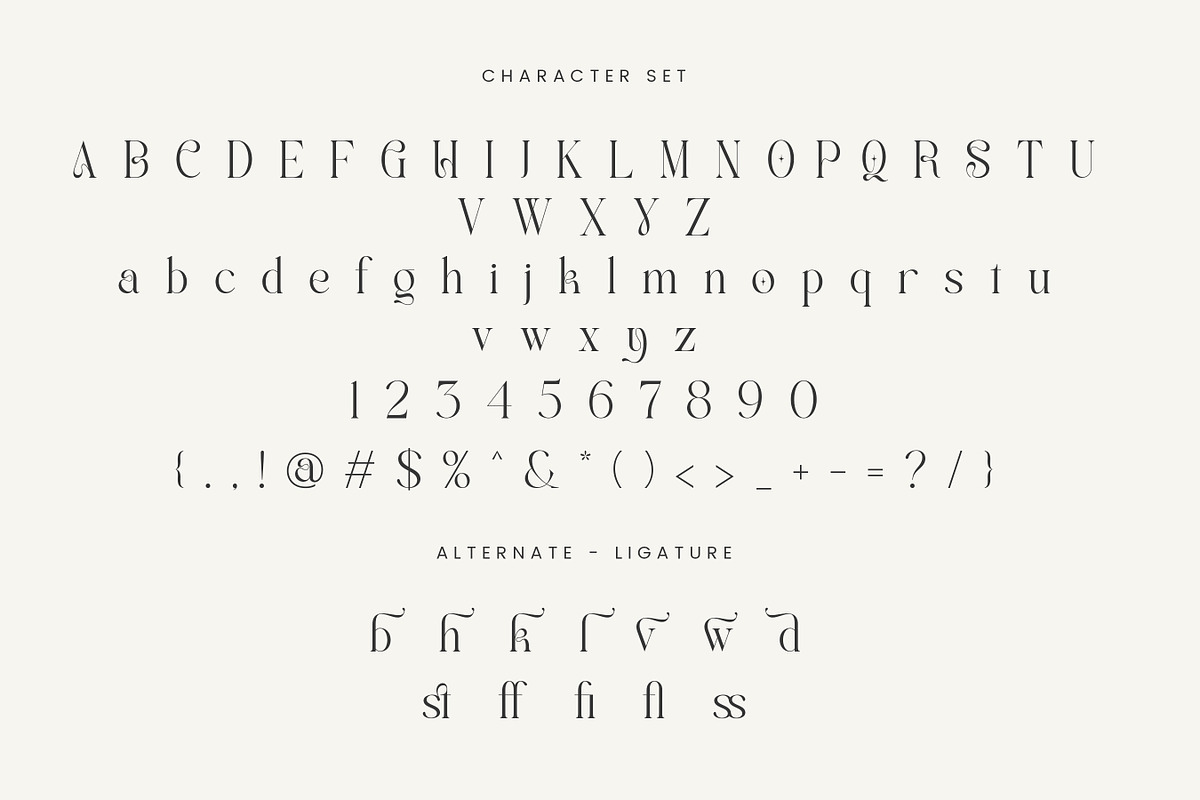 Valoris – Modern Display Serif Font, a Serif Font by Imiftype Studio (Photo 9 of 10)