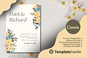 Wedding Invitation Template, a Design Template by TemplateCastleStore (Thumbnail 2 of 2)