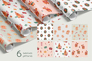 Cappy Christmas graphic collection, an Illustration by SurfaceStories (Thumbnail 3 of 6)