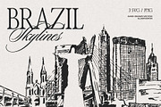 Brazil Skylines, a Work Illustration by TheMountBirdStudio (Thumbnail 1 of 8)