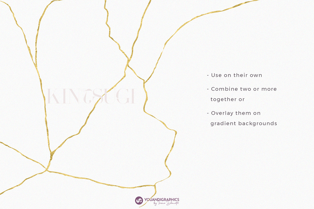 Kintsugi Gradient Backgrounds, a Texture Graphic by Youandigraphics (Photo 16 of 17)