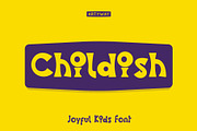 Childish Font, a Font by artyway (Thumbnail 1 of 5)