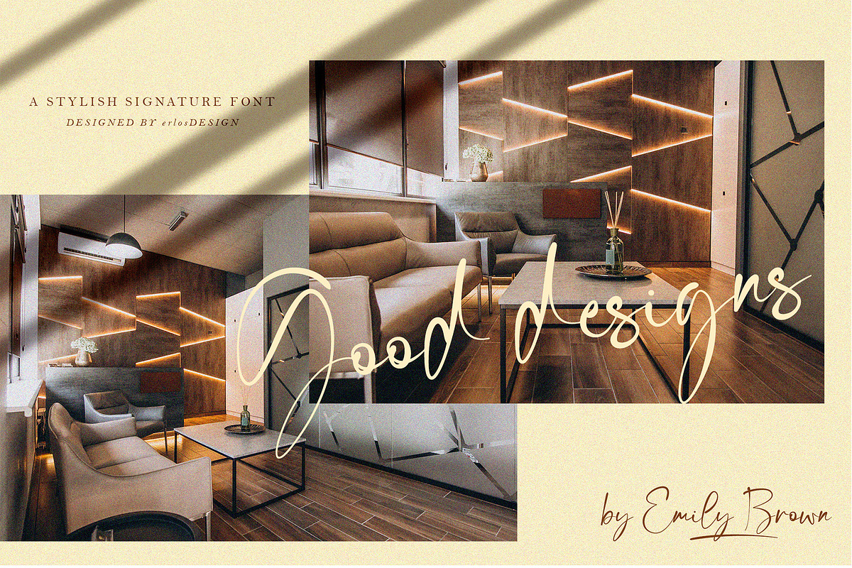 Misty Gold - Signature Fonts, a Script Font by erlosDESIGN (Photo 2 of 12)