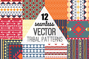 Seamless Vector Aztec Tribal Pattern, a Pattern Graphic by Digibonbons (Thumbnail 1 of 3)