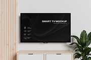 Smart TV Mockup, a Wearable Device Mockup by swsi-studio (Thumbnail 4 of 5)