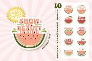 Taste Of Summer. 60 Groovy Logos, an Object Graphic by Cosmic Store (Thumbnail 2 of 26)