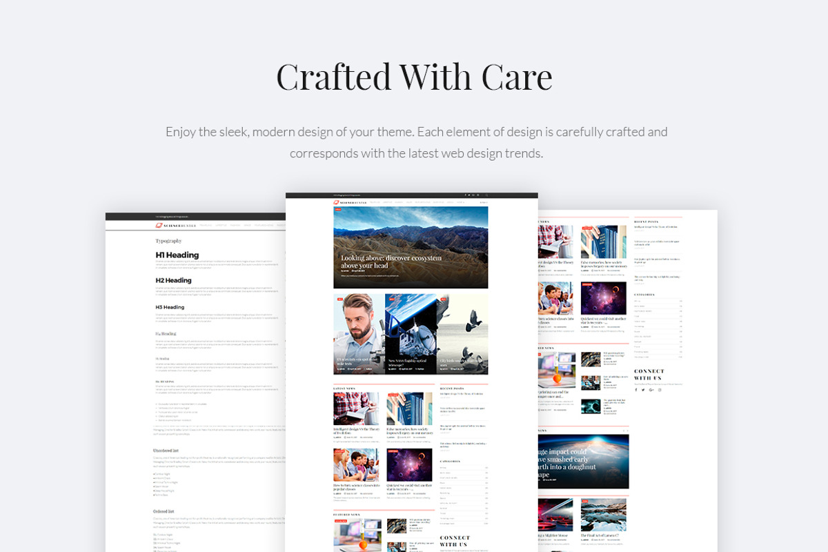 ScienceHunter - News Portal, a WordPress Template by Zemez (Photo 7 of 7)