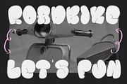 Poppoly Graffiti Bubble Display Font, a Handwritten Font by Maulana Creative (Thumbnail 6 of 7)