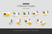 A4 Bi-Fold Brochure Mockup Set, a Books & Magazine Mockup by Country4k (Thumbnail 4 of 4)