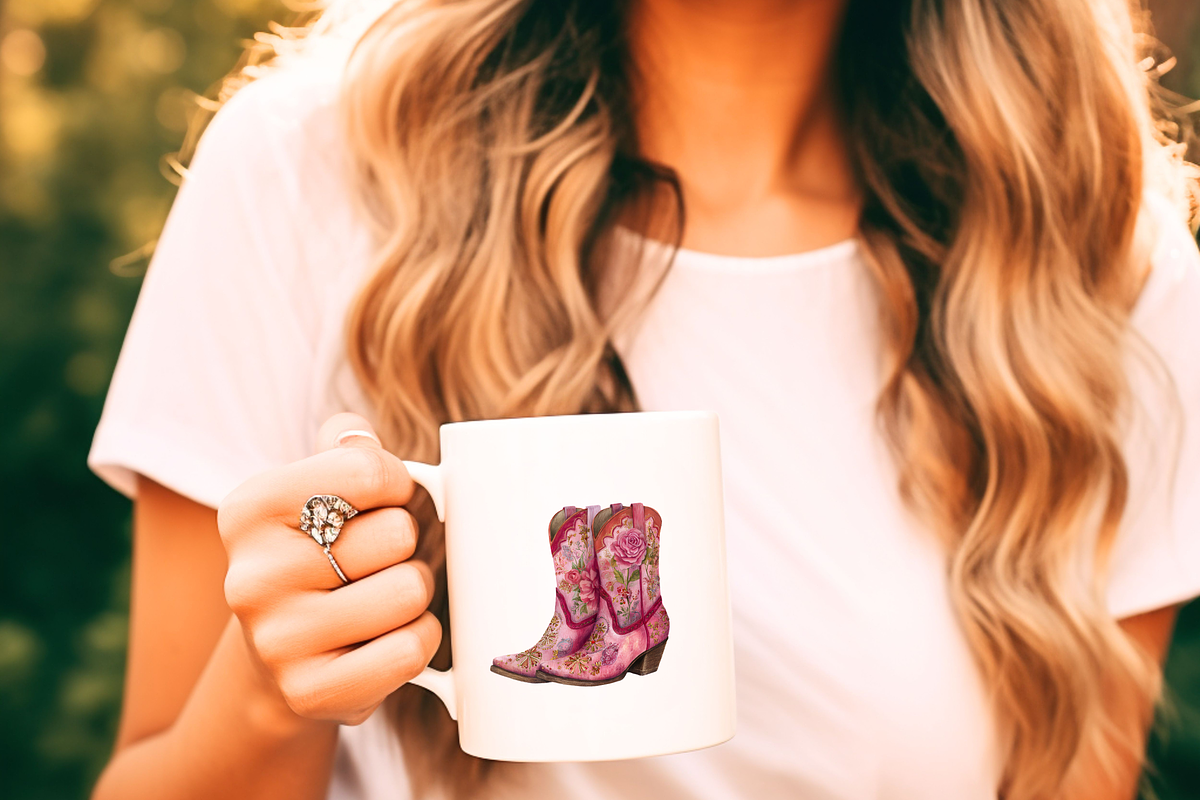 PINK 1ST RODEO CLIPART PACK, a Person Illustration by Daring Digies (Photo 9 of 10)