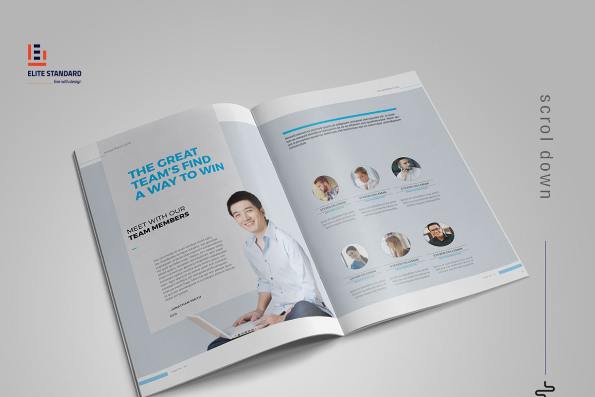 Annual Report, a Brochure Template by Elite_Standard (Photo 3 of 5)