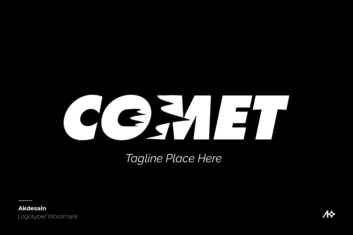 Comet Wordmark Logo, a Branding & Logo Template by Akdesain