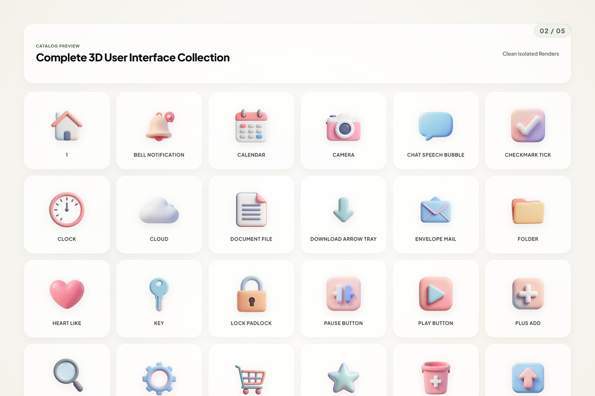 3D User Interface, an Emoji Icon by River Visual (Photo 2 of 5)