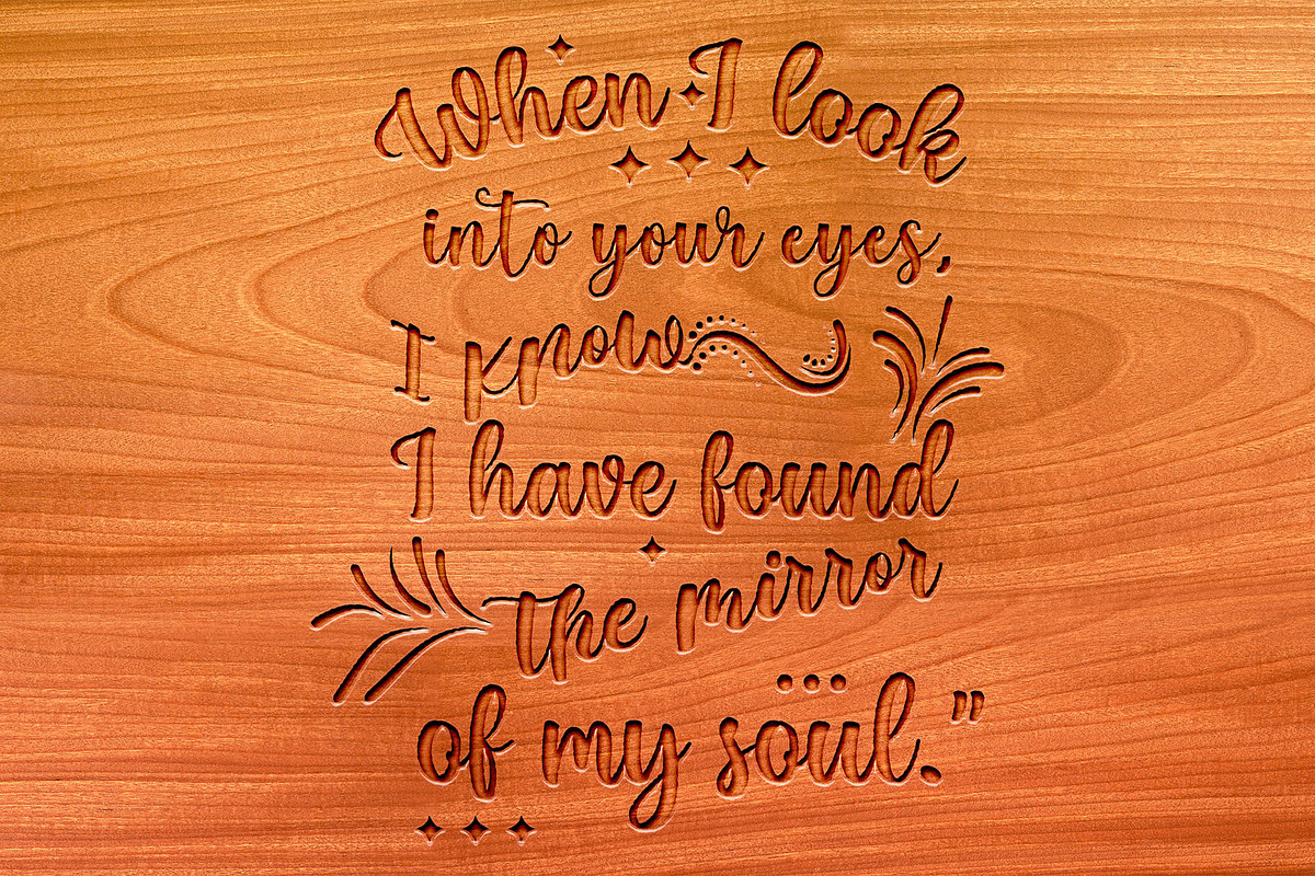Word With Wooden Text & Shape Effect, an Action Add-On by MRI STUDIO (Photo 9 of 14)
