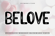 Belove, a Sans Serif Font by FreshTypeINK (Thumbnail 1 of 7)
