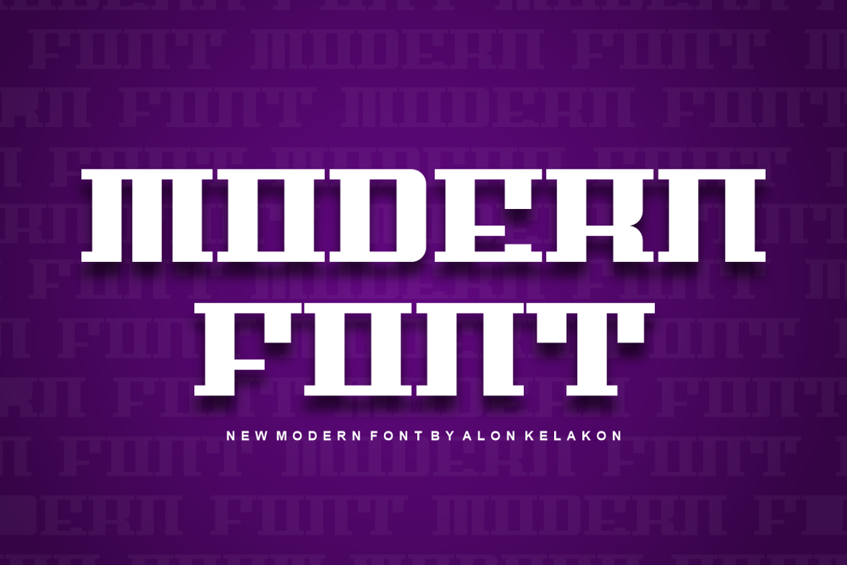 Sans Cobra Font, a Serif Font by alon kelakon (Photo 2 of 5)