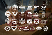 Set of Meat Shop Logo and Badges, a Branding & Logo Template by Lustra Frisk (Thumbnail 3 of 3)