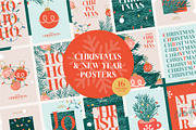 Christmas and New Year posters, a Decorative Illustration by Andrey Yaroslavtsev (Thumbnail 1 of 3)