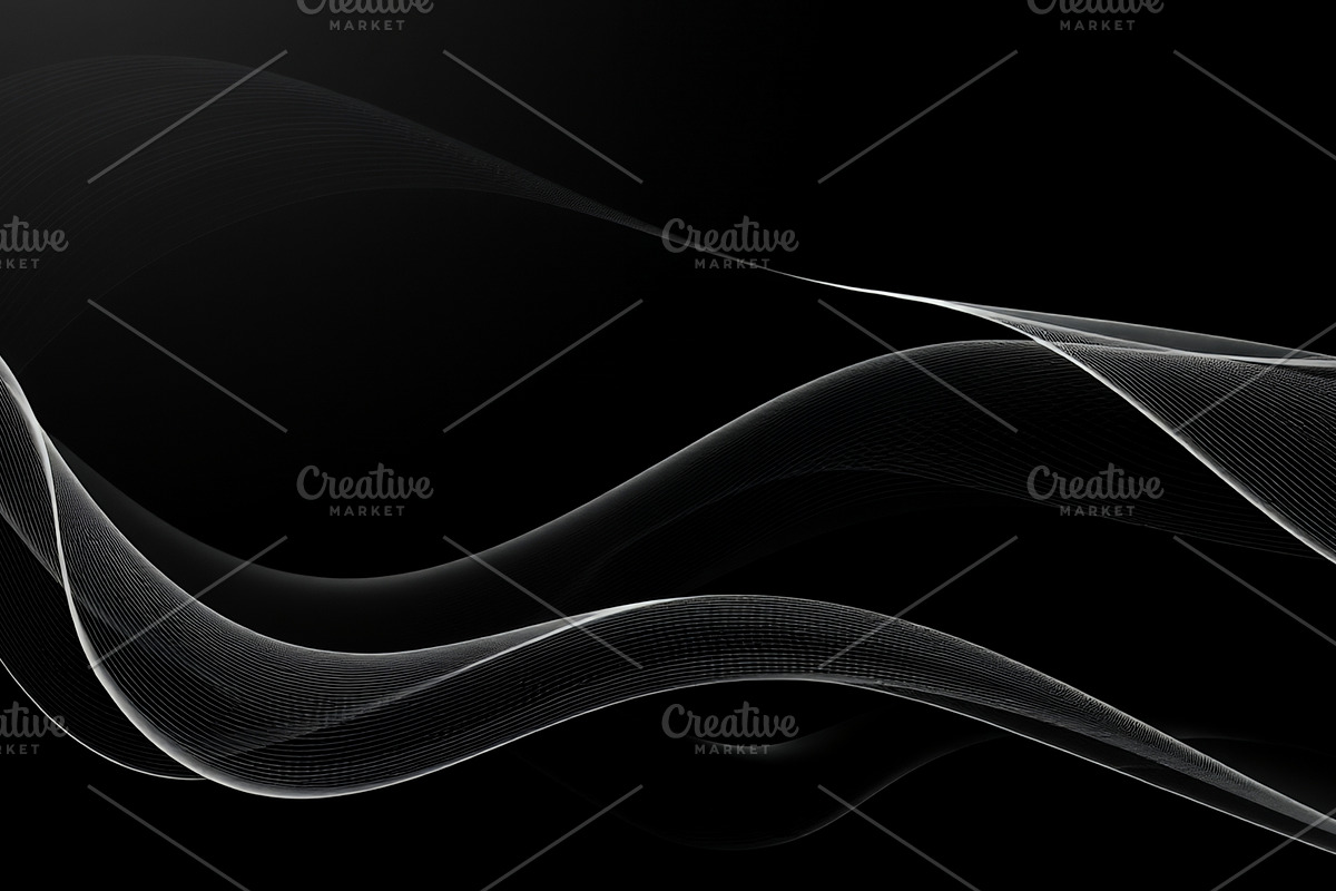 Abstract black wave background, a Background Graphic by Anamul Haque Anik (Photo 1 of 7)