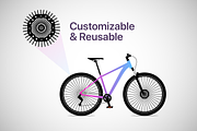 Hardtail Mountain Bike., an Illustration by Krugmann (Thumbnail 4 of 4)