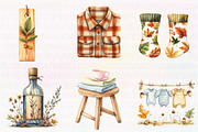 Neutral Autumn Laundry Clipart, an Illustration by CreationArt (Thumbnail 4 of 5)