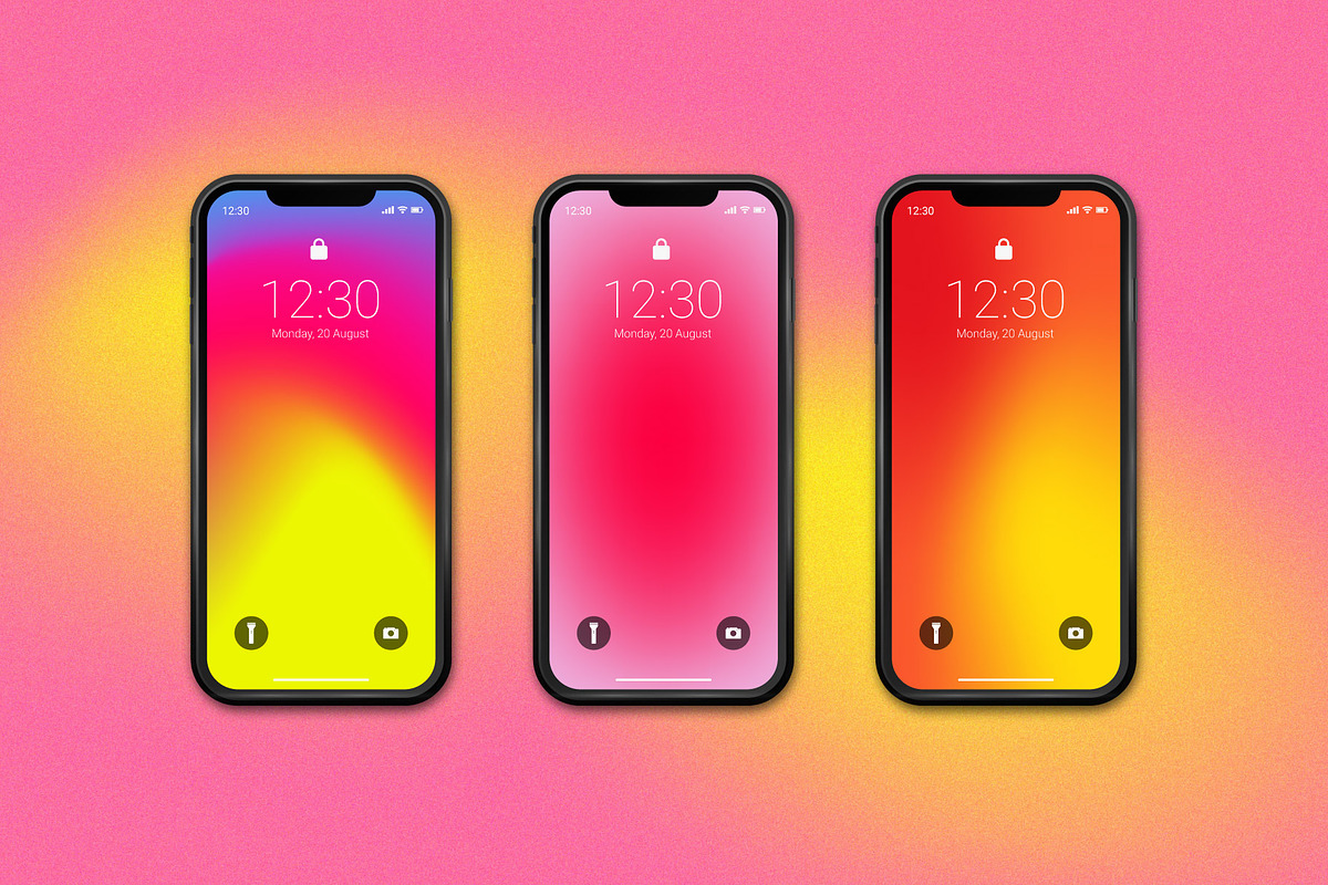Neon Frosted Glass Backgrounds, a Background Graphic by stasylionet (Photo 7 of 9)