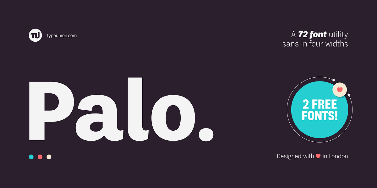 Palo, a Sans Serif Font by TypeUnion (Photo 1 of 17)