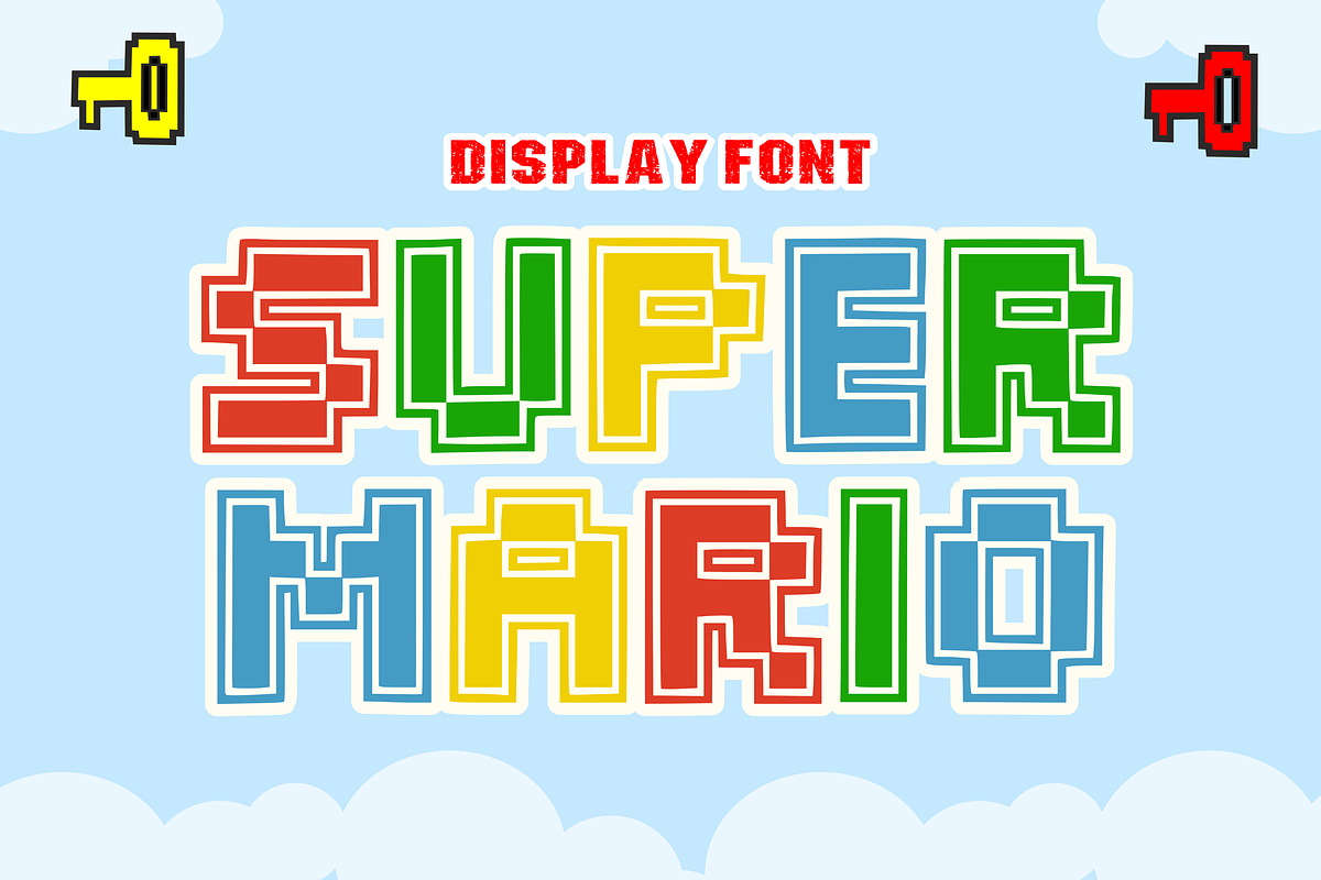 Super Game - Games Font Types, a Font by KiddoGlyphs Studio (Photo 2 of 4)