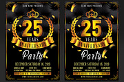 Anniversary Celebration Flyer PSD, a Flyer Template by designblends@gmail.com (Thumbnail 1 of 3)